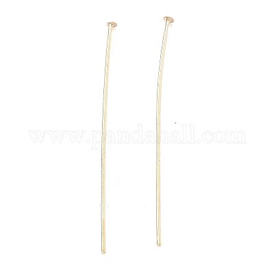 鉄平頭ピン  ライトゴールド  40x0.6mm  22ゲージ  約3000個/500g  ヘッド：1.5mm&nbsp;IFIN-R217-0.6x40-KC-1