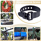 ゴム製収納ストラップ  ブラック  334x25x2.5mm&nbsp;AJEW-WH0481-190A-5