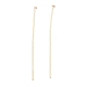 鉄平頭ピン  ライトゴールド  40x0.6mm  22ゲージ  約3000個/500g  ヘッド：1.5mm&nbsp;IFIN-R217-0.6x40-KC-2