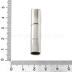 304ステンレススチール製バヨネット留め具  長方形  平らな穴  ステンレス鋼色  32x7x5mm  穴：5x3mm&nbsp;STAS-Z147-27P-03