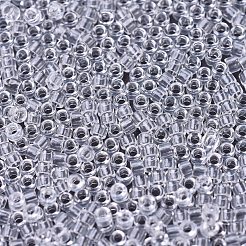 MIYUKIデリカビーズ小  シリンダー  日本製シードビーズ  15/0  （dbs0141)クリスタル  1.1x1.3mm  穴：0.7mm  約35000PCS /ボトル  10 G /ボトル&nbsp;SEED-JP0008-DBS0141
