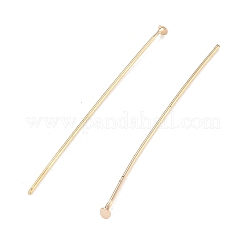 鉄平頭ピン  ライトゴールド  40x0.6mm  22ゲージ  約3000個/500g  ヘッド：1.5mm&nbsp;IFIN-R217-0.6x40-KC