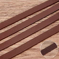 牛革レザーコード  フラット  ココナッツブラウン  10x2mm&nbsp;SRIB-GF0001-25B
