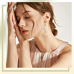 600個 10スタイル ABSプラスチック模造パール＆アクリルビーズキャップ  花  ホワイト  6~15x6.5~15x2.5~10.5mm  穴：1~1.5mm  60個/スタイル&nbsp;OACR-SC0002-33