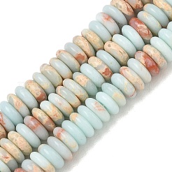 滑らかなロンデル  6.5x2.5mm  穴：1.1mm  約167個/連  14.88''（37.8センチメートル）&nbsp;GG-CBAC08A-A06-01