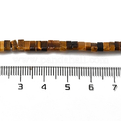 天然石タイガーアイビーズ連売り  2穴  長方形  2.5~3x5x2.5mm  穴：0.8mm  約138~140個/連  15.28''~15.31''（38.8~38.9センチメートル）&nbsp;G-Z045-A01-01