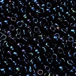 トーホー 3/0ラウンドビーズ  日本製シードビーズ  （メタリックブルーアイリス82)個  5mm  穴：1.5mm  約60個/10g&nbsp;X-SEED-TR03-0082