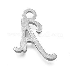 合金文字ペンダント  ラックめっき  カドミウムフリー＆鉛フリー  メッキなし  文字.a  12~17x4~15x2mm  穴：1.5mm&nbsp;PALLOY-J718-01C-A