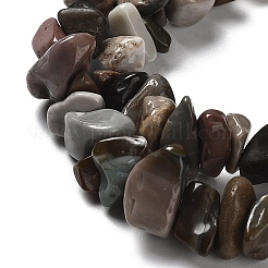 天然アラシャン瑪瑙ビーズ連売り  チップ  1~8x5~17x5~8mm  穴：0.9~1mm  30.31~31.50''（77~80センチメートル）&nbsp;G-M205-79