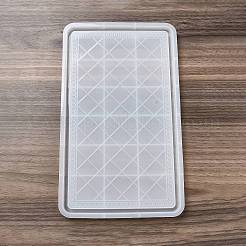DIY シリコーン コースター金型  レジン型  UVレジン用  エポキシ樹脂ジュエリー作り  丸い模様  長方形  300x180x12mm  内径：165x285mm&nbsp;LS-DIY-G079-19