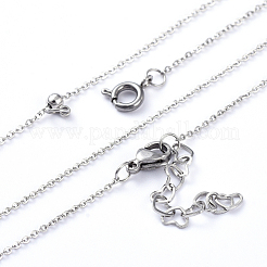 変色しないフラットラウンド、OM シンボル ラリアット ネックレス & トライアングル ペンダント ネックレス セット  304ステンレススチールチャーム付き  アズキチェーンと留め金  ステンレス鋼色  ペンダントネックレス：15.70インチ（39.3cm）  ラリアットネックレス：19.68インチ（50cm）  2個/セット&nbsp;NJEW-JN02805-02