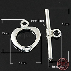 925スターリングシルバーマンテル  リング：13x11mm  バー：21x6mm  穴：1mm&nbsp;STER-A008-36