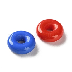 不透明なアクリルビーズ  フラットラウンド  14x5mm  穴：3.5mm  約793個/500g&nbsp;MACR-L010-05C