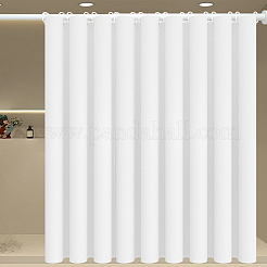 プラスチックフックハンガー12個  バスカーテン用  オーバル  透明  57x37x5mm&nbsp;KY-LP0001-21