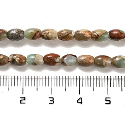 天然アクアテラジャスパービーズ連売り  印象ジャスパー  ライス  6x4~4.5mm  穴：0.9mm  約67個/連  15.94インチ（40.5cm）&nbsp;G-F765-I01-01