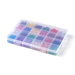 アイアン製ひょうたんピン  編みステッチマーカー  ミックスカラー  22x9.5~10x1.5mm  約50PCS /カラー  1200個/箱&nbsp;IFIN-WH0045-01