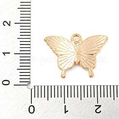 合金エナメルチャーム  ライトゴールド  バタフライチャーム  ショッキングピンク  14x20x2mm  穴：1.5mm&nbsp;ENAM-M221-03KCG-04