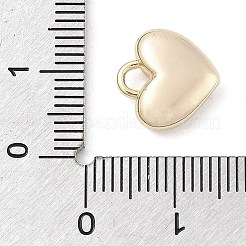 真鍮製チャーム  カドミウムフリー＆ニッケルフリー＆鉛フリー  ハート  18KGP本金メッキ  11.5x12x4mm  穴：2.5mm&nbsp;KK-S514-05B-G