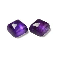 天然石アメジストカボション  正方形  12x12x6.5mm&nbsp;G-H282-04B