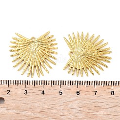 304ステンレスペンダント  18KGP本金メッキ  太陽  28.5x28.5x1.5mm  穴：1.5mm&nbsp;STAS-F304-01G-07