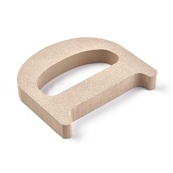 未完成の木材のスライス  レーザーカットウッドシェイプ  diyの絵画飾りクリスマスの家の装飾のペンダント  文字.d  100x88x15mm&nbsp;DIY-WH0162-62D