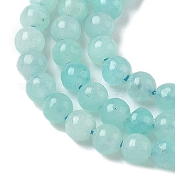 天然石アマゾナイトビーズ連売り  ラウンド  3mm  穴：0.6mm  約129個/連  15.24~15.31（38.7~38.9センチメートル）&nbsp;G-C201-A01-3mm