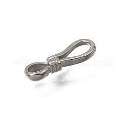304ステンレススチールフック留め具  ステンレス鋼色  12x4x2mm  穴：3x1.5mm&nbsp;SA-CBACB61-13P