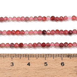 天然アンデシン長石ビーズの連  多面カット  ラウンド  3mm  穴：0.7mm  約129~130個/連  15.24~15.35インチ（38.7~39cm）&nbsp;GG-CBAA9B4-B03-02