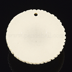 樹脂チャーム  模造ラタン編み風  麦わら帽子  トウモロコシの穂の黄色  40x16mm  穴：2mm&nbsp;RESI-T029-09B
