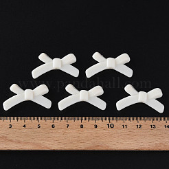 不透明なアクリルビーズ  蝶結び  ミックスカラー  20x34x5.5mm  穴：1.8mm  約435個/500g&nbsp;MACR-S373-126-A