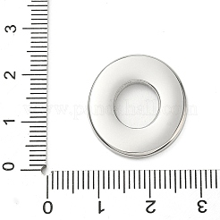 304ステンレスペンダント  フラットラウンド  ニッケルフリー  ステンレス鋼色  22x20x2.5mm&nbsp;STAS-C148-01P