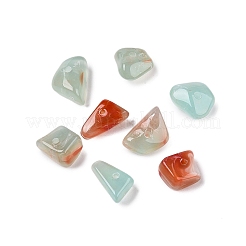 透明なアクリルビーズ  混合図形  淡いターコイズ  7~10x6.5~10.5x4~5.5mm  穴：1.2mm  約2200個/500g&nbsp;OACR-N137-46G