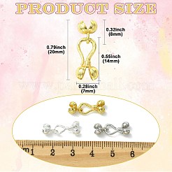 亜鉛合金S字フック留め具6色3個  ミックスカラー  20mm  2個/カラー&nbsp;FIND-CJ0005-10