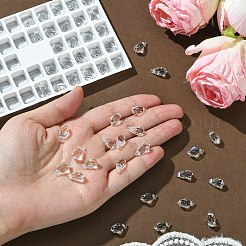 プレシオサ® クリスタルペンダント  チェコクリスタル  451 51 984 ドロップ  クリスタル00030個  13x6.5mm  穴：1mm&nbsp;Y-PRC-PC13-00030
