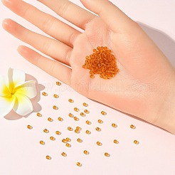 プレシオサ®クリスタルビーズ  チェコクリスタル  451 19 602 ラウンド  トパーズ 10070 個  3mm  穴：0.5mm&nbsp;Y-PRC-BB3-10070