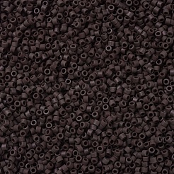 MIYUKIデリカビーズ  シリンダー  日本製シードビーズ  11/0  （db1910)マット不透明エスプレッソ  1.3x1.6mm  穴：0.8mm  約10000個/袋  50 G /袋&nbsp;SEED-X0054-DB1910