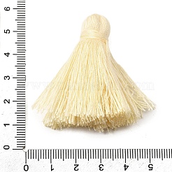綿のタッセルのペンダント  トウモロコシの穂の黄色  45~48x30~36mm&nbsp;FIND-D303-01H