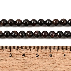 天然ガーネットジェムストーンビーズ連売り  ラウンド  6mm  穴：1mm  約58個/連  14.9インチ&nbsp;G-R263-6mm
