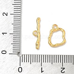 925スターリングシルバーマンテル  ナゲット  ゴールドカラー  11x9x1.5mm  穴：1.4mm  バー：3.5x16x1mm  穴：1.4mm&nbsp;STER-A051-01A-G