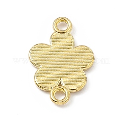 合金コネクタチャーム  エナメル  花のリンク  ライトゴールド  ミックスカラー  18.5x12.5x1.5mm  穴：1.8mm&nbsp;FIND-C019-26KCG