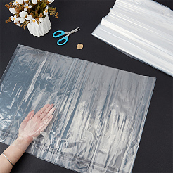 PEプラスチック包装袋  長方形  透明  120.6x40x0.01cm  20pc&nbsp;AJEW-WR0002-76A