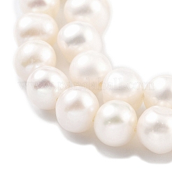 天然養殖淡水パールビーズ連売り  ポテト  アンティークホワイト  6~6.5mm  穴：0.7mm  約30個/連  6.89インチ（17.5cm）&nbsp;PEAR-C003-23