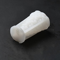 3dクリスマスツリーDIYキャンドルシリコンモールド  クリスマスツリーの香りのキャンドル作りに  ホワイト  6.7x10.6cm  内径：5.6x9.7のCM&nbsp;CAND-B002-12A