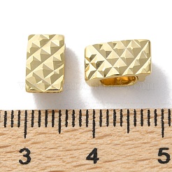 真鍮製時計バックル  カドミウムフリー＆鉛フリー  長方形  24KGP本金メッキ  10x5.5x4.5mm&nbsp;KK-F880-22G