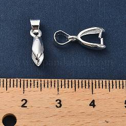 ベイルにスナップメッキ真鍮ラック  長持ちメッキ  鉛フリー＆カドミウムフリー  銀  16.5mm  穴：4.5mm&nbsp;KK-R211-05S