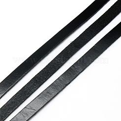 牛革コード  ブラック  3x2mm&nbsp;X-WL-Q007-3x2-2