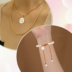 304ステンレススチールペンダント5個  フラットラウンド  シェルと  18KGP本金メッキ  イオンプレーティング（ip）  稲妻  15.5x12.5x2.5mm  穴：1.5mm&nbsp;STAS-SZ0003-46G-04