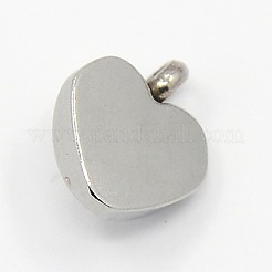 201ステンレススチールラインストーンハートチャームペンダント  グレードA  多面カット  クリスタル  9x8x4mm  穴：1mm&nbsp;RB-M030-05J