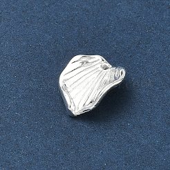 合金チャーム  葉のチャーム  銀  10x8x2mm  穴：0.8mm&nbsp;AL-CBA5B8E-10S