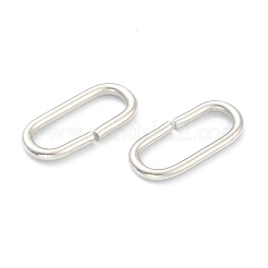 変色しない304ステンレススチール製クイックリンクコネクター  長方形の楕円形  ステンレス鋼色  13x6x1.2mm  内径：11x3.5mm&nbsp;STAS-P275-C01-P